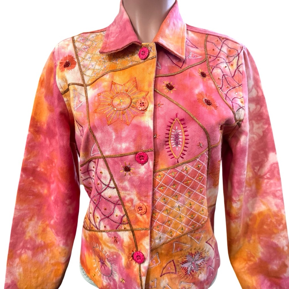 Vibrant Tie-Dye Jacket